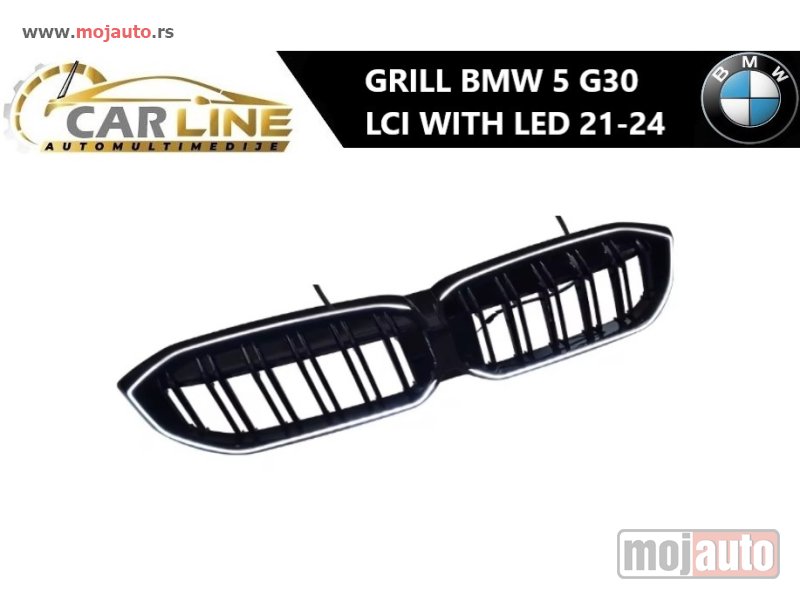 Glavna slika -  BMW 5 G30 LCI LED PREDNJI GRILL 21-24 - MojAuto