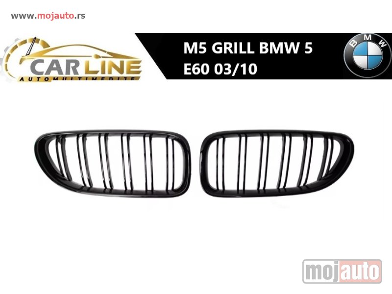 Glavna slika -  BMW 5 E60 M5 PREDNJI GRILL 03-10 - MojAuto