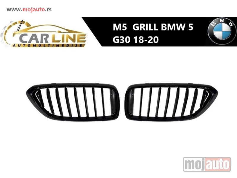Glavna slika -  BMW 5 G30 M5 PREDNJI GRILL 18-20 - MojAuto