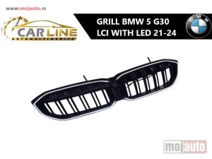 NOVI: delovi  BMW 5 G30 LCI LED PREDNJI GRILL 21-24