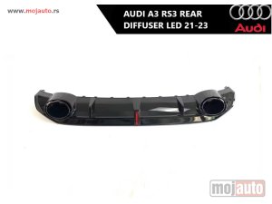 Glavna slika -  Audi A3 zadnji difuzor RS3 LED 21-23 - MojAuto