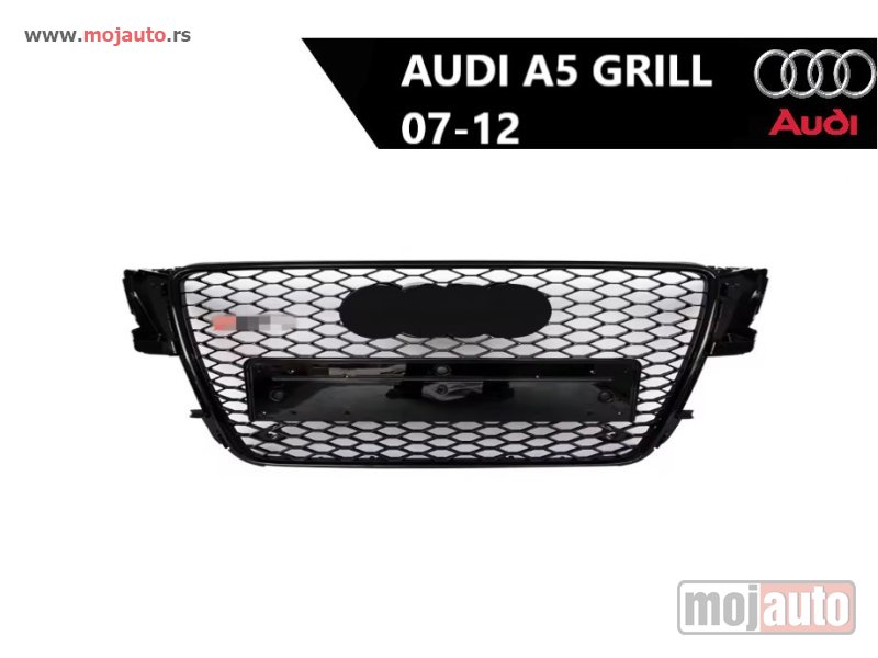 Glavna slika -  Audi A5 prednji grill 07-12 - MojAuto