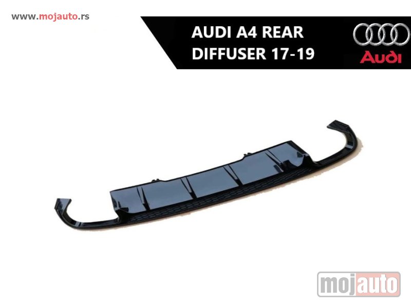 Glavna slika -  Audi A4 zadnji difuzor 17-19 - MojAuto