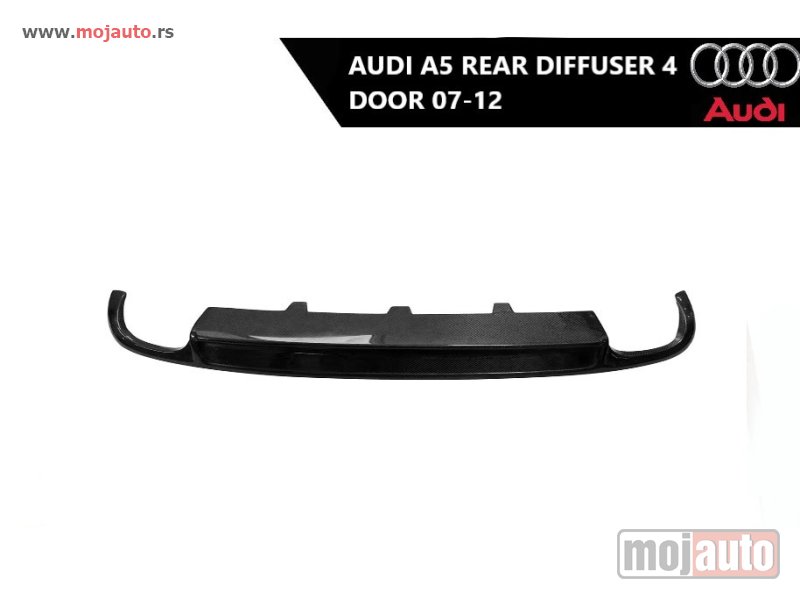 Glavna slika -  Audi A5 zadnji difuzor 4 vrata 07-12 - MojAuto