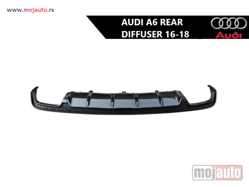 Glavna slika -  Audi A6 zadnji difuzor 16-18 - MojAuto