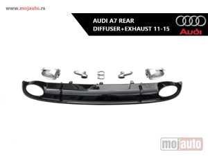 Glavna slika -  Audi A7 zadnji difuzor sa auspuhom 11-15 - MojAuto