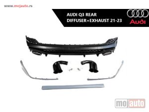 Glavna slika -  Audi Q3 zadnji difuzor sa auspuhom 21-23 V2 - MojAuto