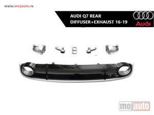 Glavna slika -  Audi Q7 zadnji difuzor sa auspuhom 16-19 - MojAuto