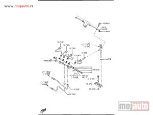 Glavna slika -  Mazda 6 2.0 D Semering Cevi Dizne SET 02-10,NOVO - MojAuto