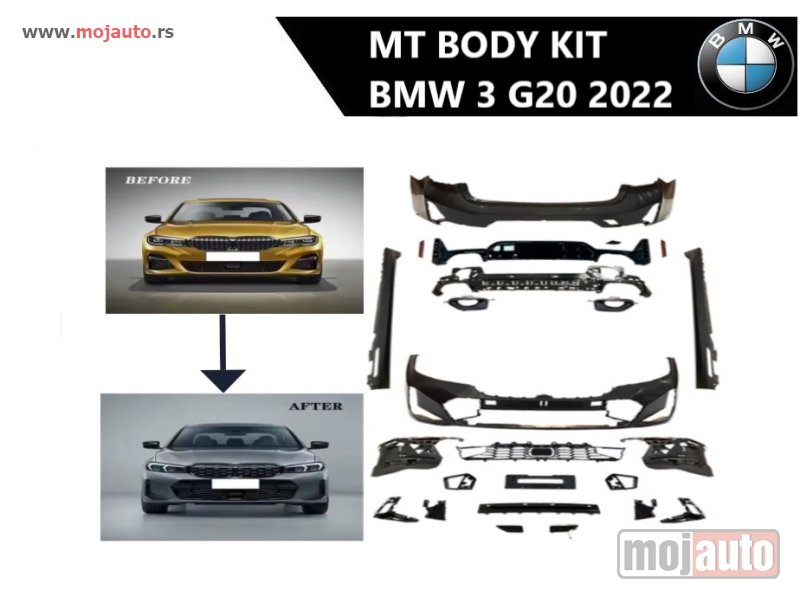 Glavna slika -  BMW 3 G20 MT body kit 2022 - MojAuto