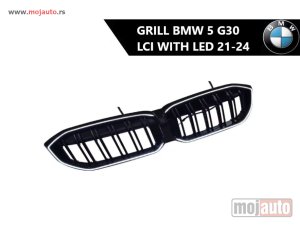 NOVI: delovi  BMW 5 G30 LCI LED prednji grill 21-24