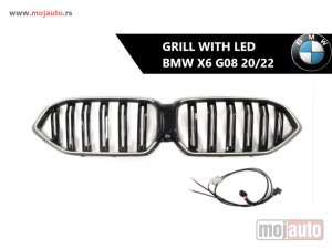 NOVI: delovi  BMW X6 G06 LED prednji grill 20-22