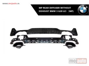 Glavna slika -  BMW 3 G20 MP LCI zadnji difuzor bez auspuha - MojAuto
