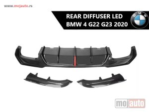 Glavna slika -  BMW 4 G22 MP zadnji difuzor LED 2020 - MojAuto