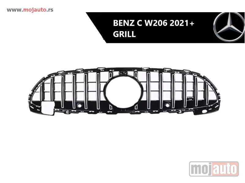 Glavna slika -  Mercedes C W206 prednji grill 2021+ - MojAuto