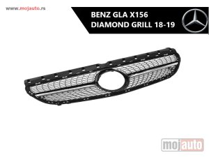 Glavna slika -  Mercedes GLA X156 diamond prednji grill 18-19 - MojAuto