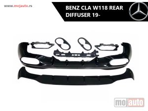 NOVI: delovi  Mercedes CLA W118 zadnji difuzor 19+