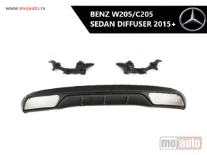 NOVI: delovi  Mercedes w205/c205 sedan zadnji difuzor 2015+