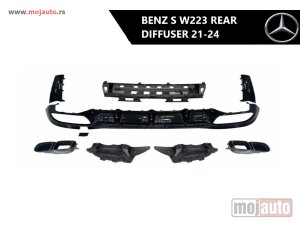 Glavna slika -  Mercedes S W223 zadnji difuzor 21-24 - MojAuto