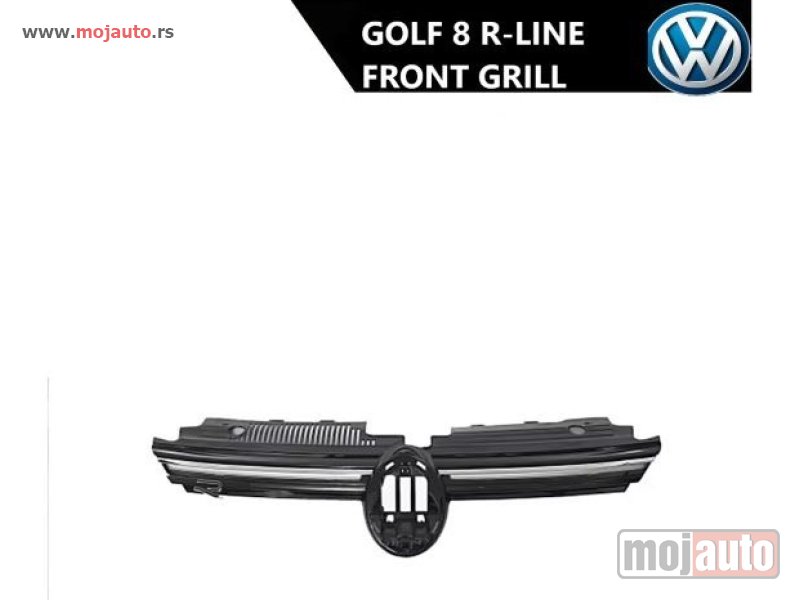 Glavna slika -  VW Golf 8 r-line maska prednji grill - MojAuto