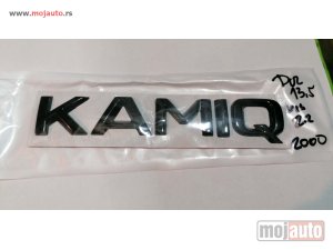 Glavna slika -  Kamiq zadnji natpis crni, hrom. - MojAuto
