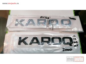 Glavna slika -  Škoda Karoq zadnja oznaka/hrom, crna. - MojAuto