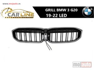 NOVI: delovi  BMW 3 G20 PREDNJI GRILL MASKA 19-22 LED