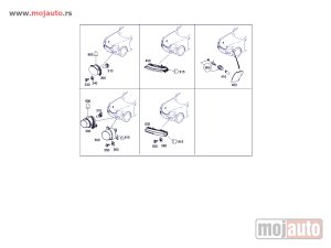 Glavna slika -  Mercedes C-Class W 204 Dnevno Svetlo Levo Led Ravno 07-14,NOVO - MojAuto