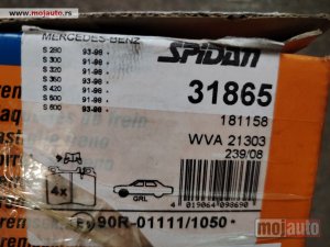 Glavna slika -  Plocice za Mercedes S klasu W140 - MojAuto