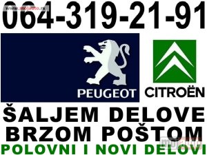 Glavna slika -  Delovi Pežo Citroen polovni i novi - MojAuto
