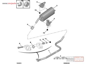 NOVI: delovi  Pezo 207 Nosac Zadnjeg Lonca Zadnji 06-13,NOVO