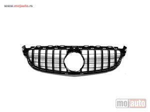 Glavna slika -  Gril maska W205 za Mercedes Benz FL GT black bez kamere za C klasu - MojAuto