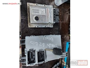 Glavna slika -  Fiat panda 3 motorni računar kompletan 1.2 benzin 69 kw Originalni delovi  Moguca ugradnja delova  Alfa Romeo 147-156-166-159-GT-MiTo-Giulietta Fiat bravo 2 - croma -grande punto -multipla 2 -punto 3 -stilo-idea Freemont Panda 3 500L 500 500x Lancia ypsil - MojAuto