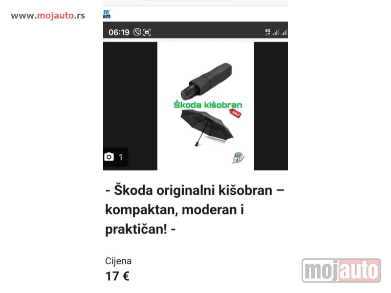 Glavna slika -  Kupujem originalni kišobran za Škodu Superb - MojAuto