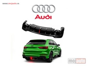 Glavna slika -  Difuzor Q3 za Audi S-line RS LED 22-25 - MojAuto
