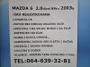 Slika 2 - Mazda 6 Sad reg.Povoljno  - MojAuto