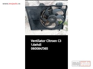 Glavna slika -  Ventilator hladnjaka za Citroen C3 - MojAuto