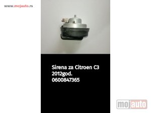 Glavna slika -  Sirena za Citroen C3 - MojAuto