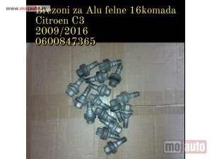 Glavna slika -  Brezoni za alu felne za Citroen C3 - MojAuto