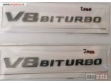 NOVI: delovi  V8 Biturbo oznaka crna 3m samolepljiva