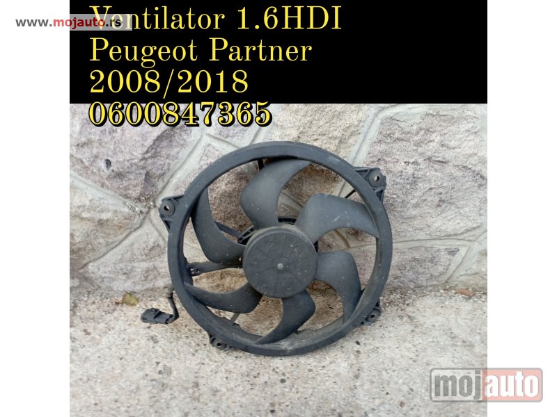 Glavna slika -  Ventilator za Peugeot Partner - MojAuto