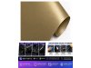 Slika 1 -  Folija bruseni aluminium zlatna 152cm x 1m - MojAuto