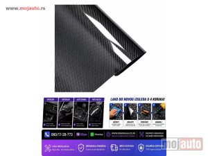 NOVI: delovi  Folija karbon carbon 5d crna 152cm x 1m