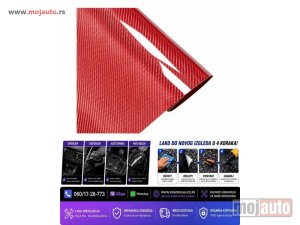 Glavna slika -  Folija karbon carbon 5d crvena 152cm x 1m - MojAuto