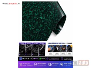 Glavna slika -  Folija karbon carbon mansory zelena 152cm x 1m - MojAuto