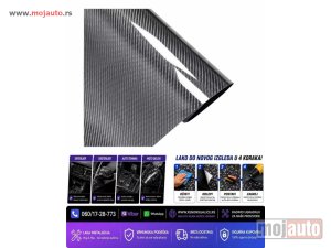 Glavna slika -  Folija karbon carbon 5d tamno siva 152cm x 1m - MojAuto