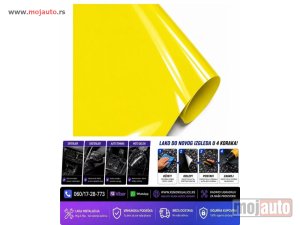 Glavna slika -  Folija sjajna zuta 152cm x 1m - MojAuto