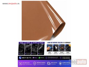 Glavna slika -  Folija sjajna braon 152cm x 1m - MojAuto
