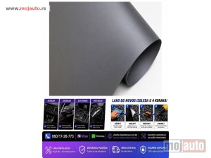 NOVI: delovi  Folija mat tamno siva 152cm x 1m