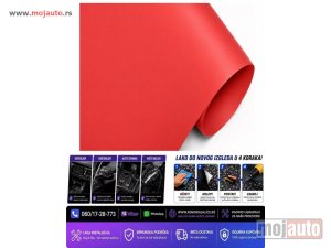 NOVI: delovi  Folija mat crvena 152cm x 1m